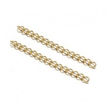 Stainless steel extension chains Gold